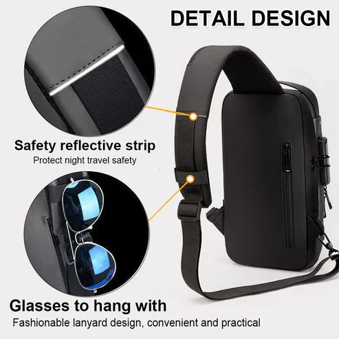 Cross Body Bag With Anti-Theft