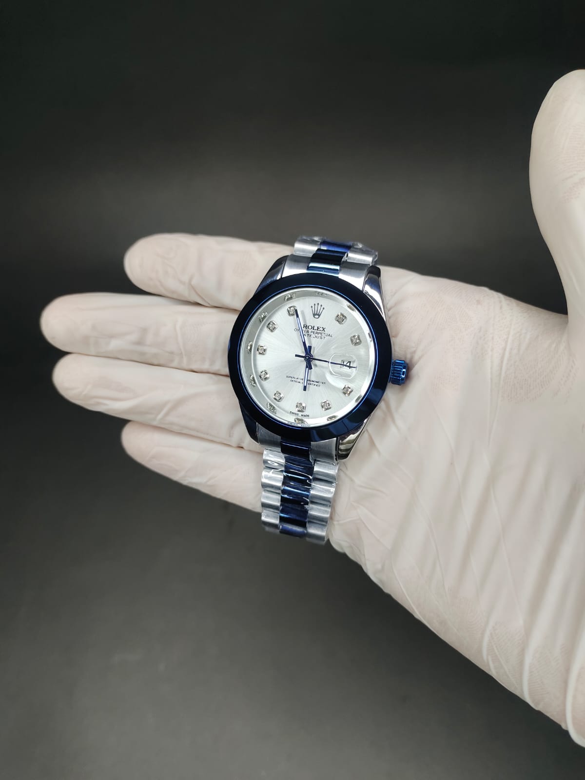 Rolex two tone date just