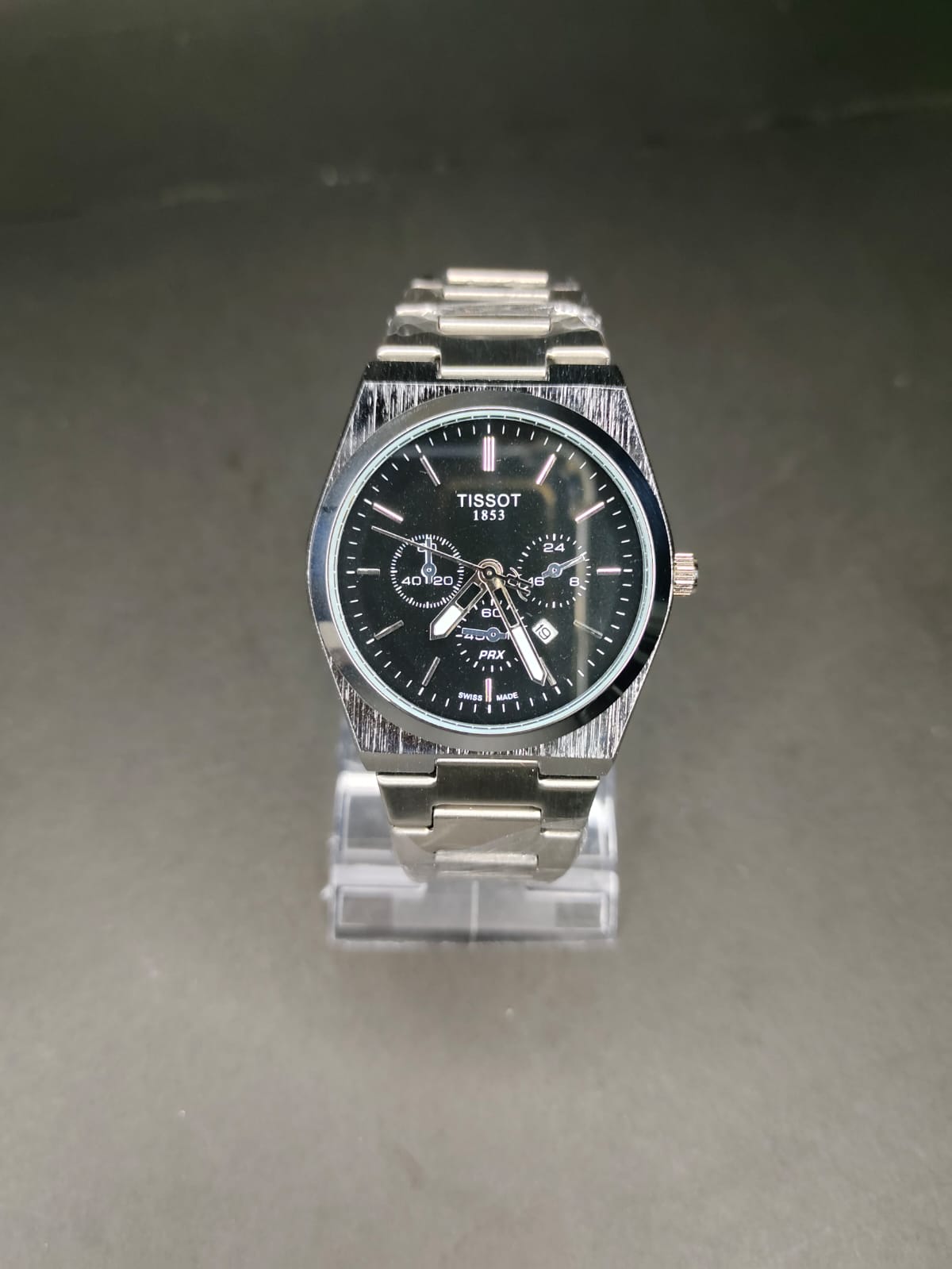 Tissot PRX in chronostyle with butterfly lock