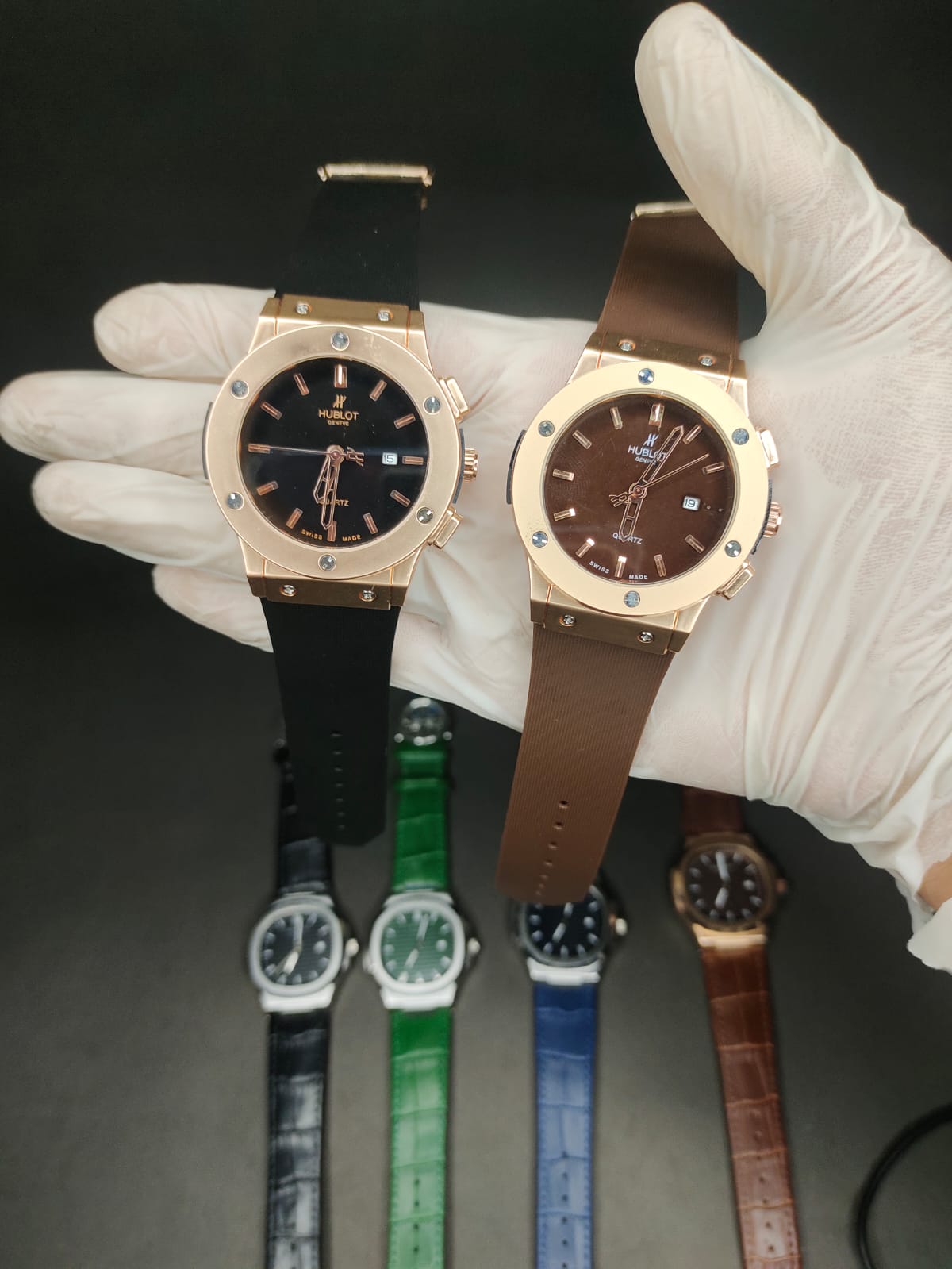 Hublot date just in straps