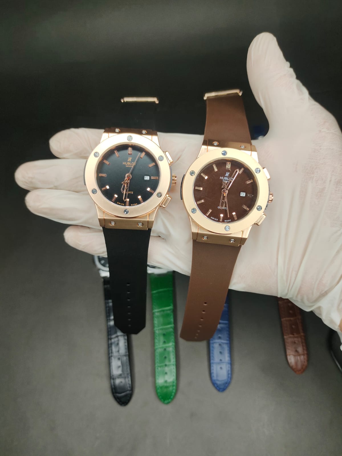 Hublot date just in straps