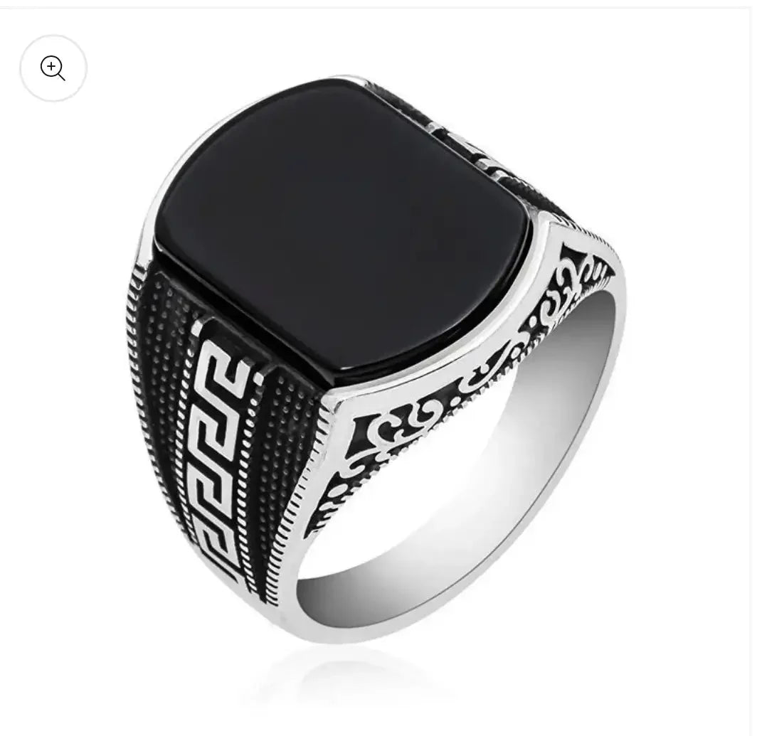 Turkish Greek Pattern Ring