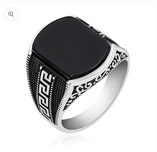 Turkish Greek Pattern Ring