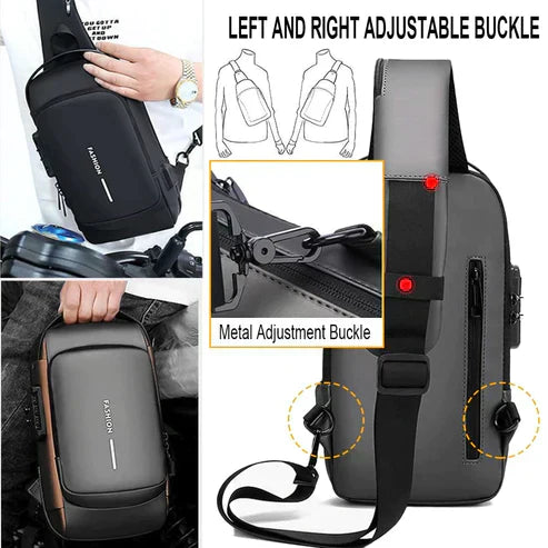 Cross Body Bag With Anti-Theft