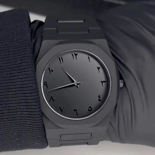 Black Aura Arabic watch