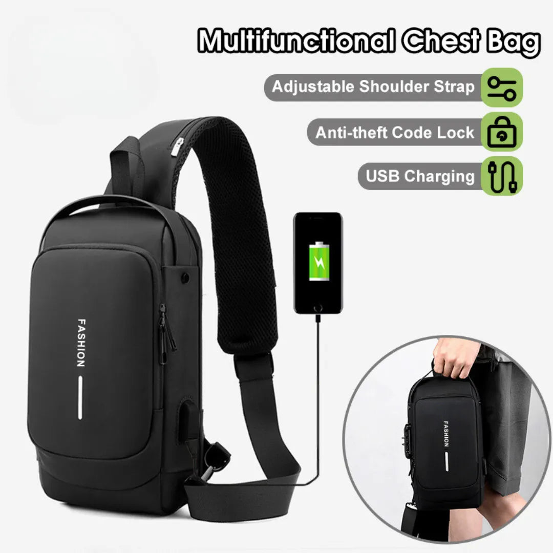 Cross Body Bag With Anti-Theft
