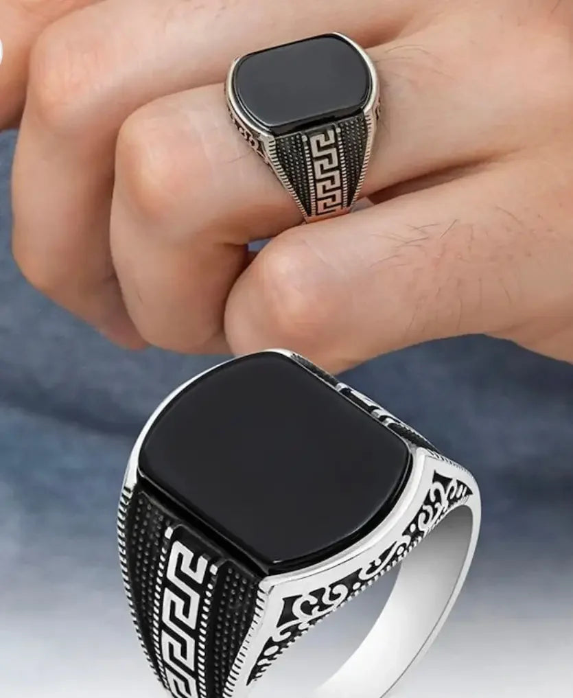 Turkish Greek Pattern Ring