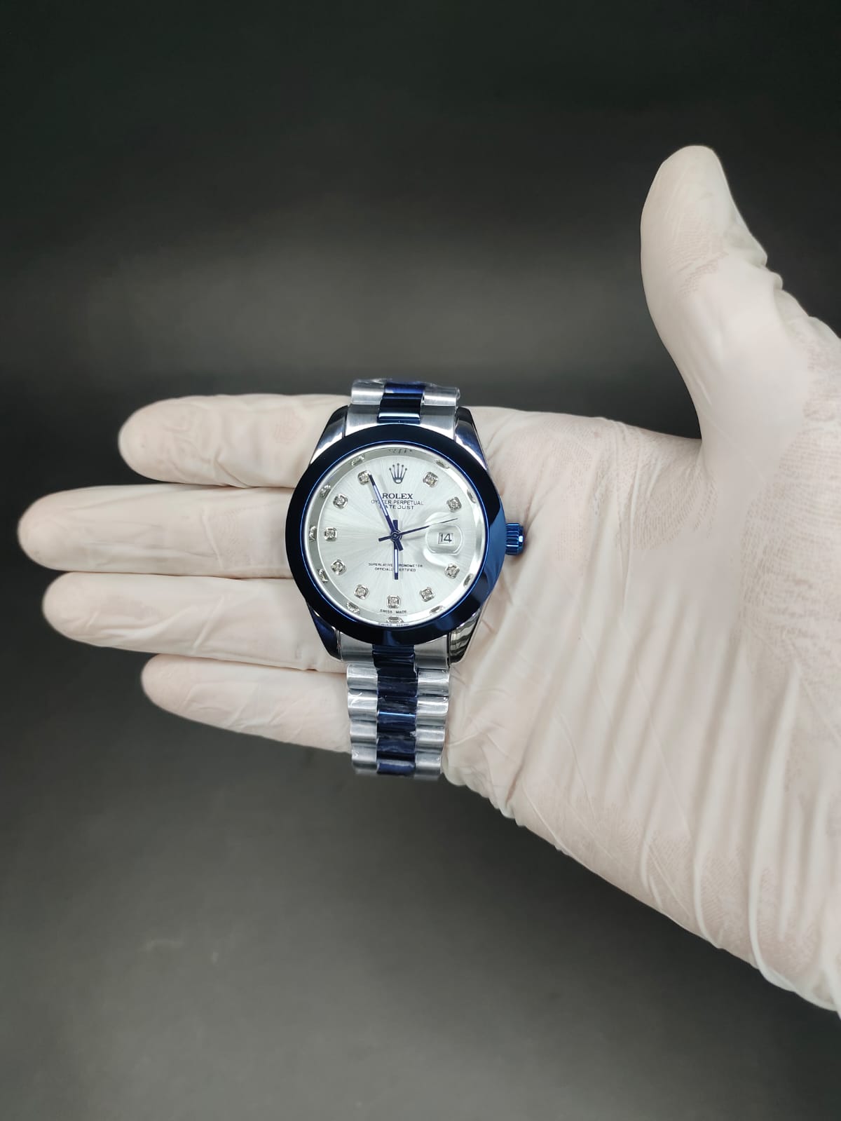 Rolex two tone date just