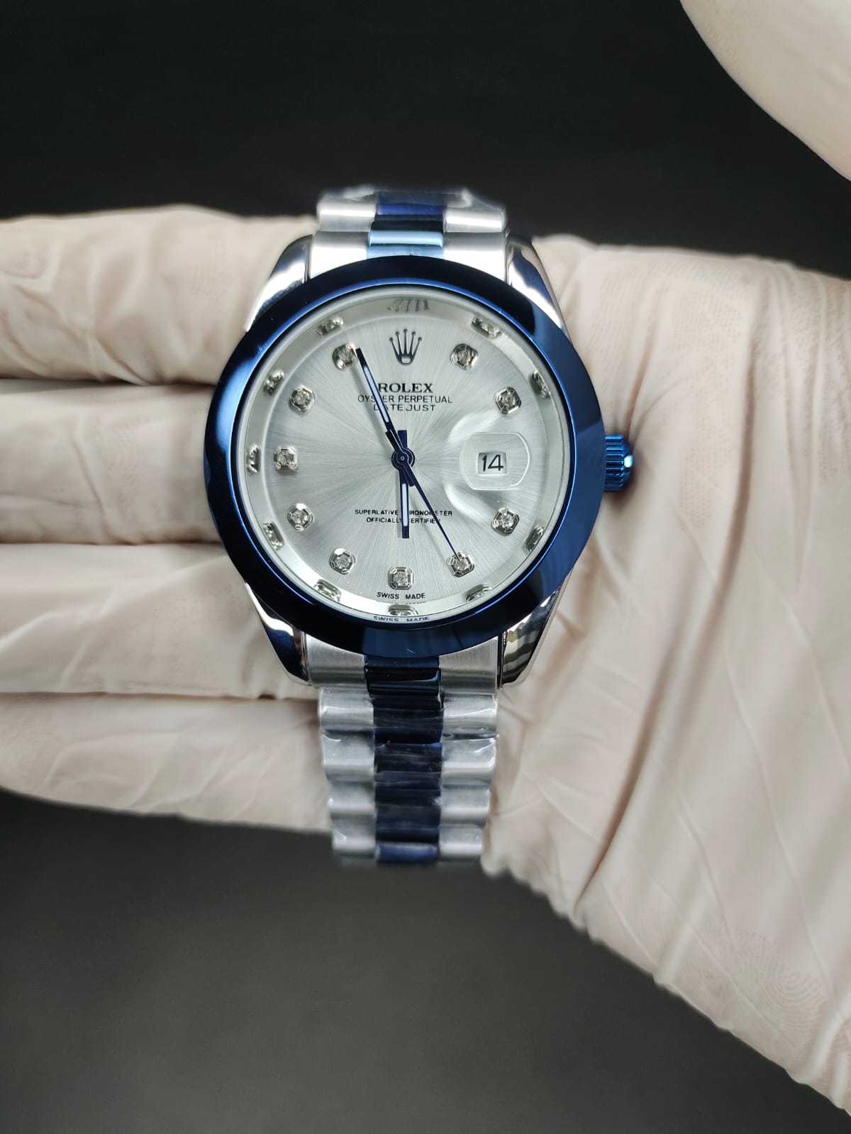 Rolex two tone date just