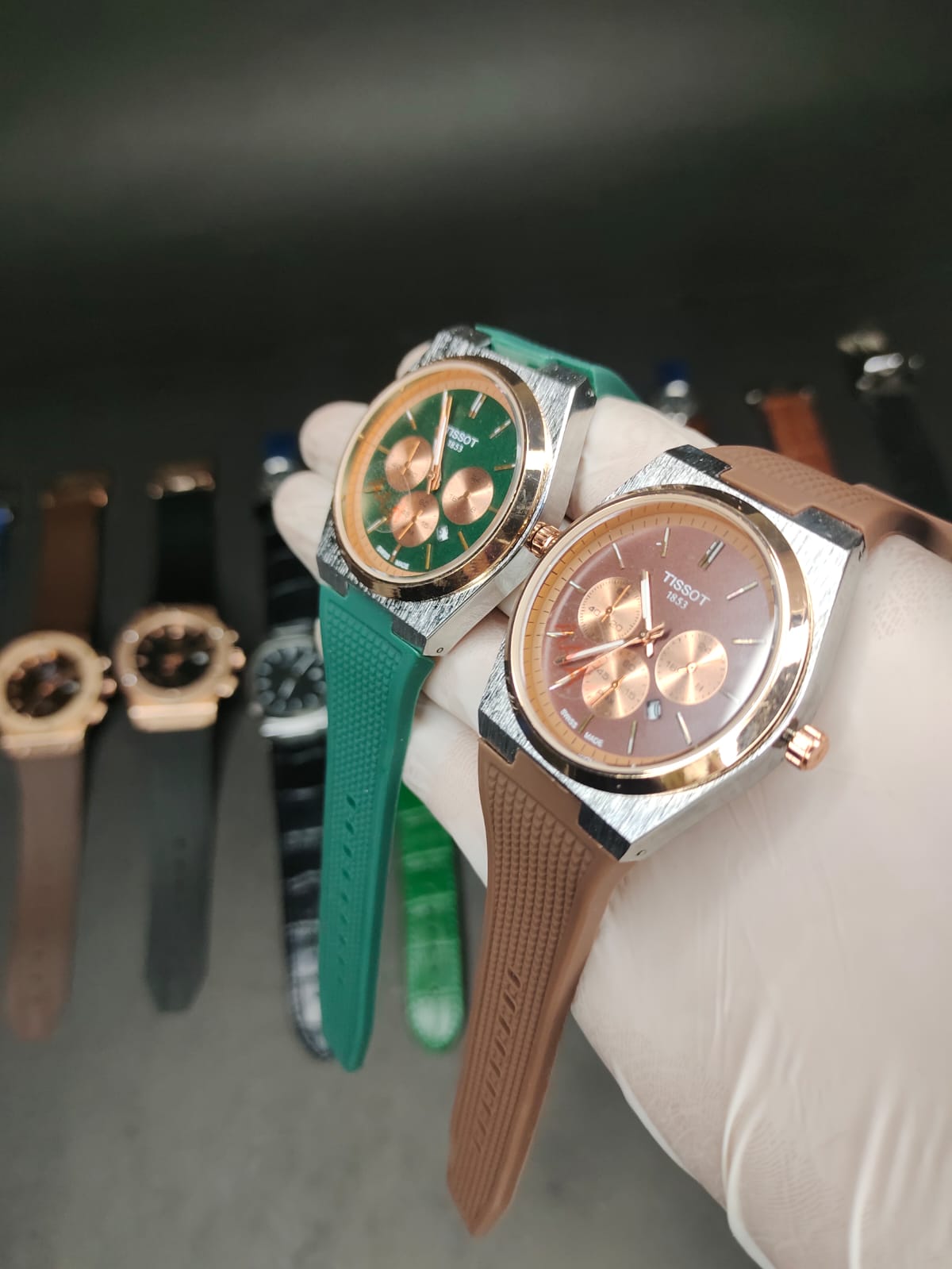 Tissot in Silicon straps