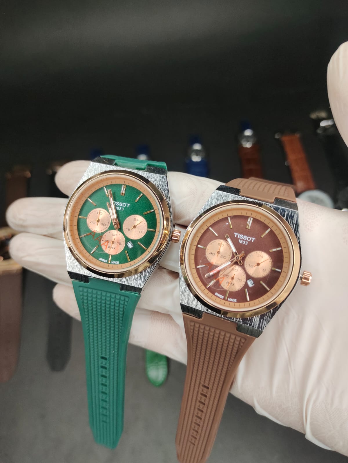 Tissot in Silicon straps