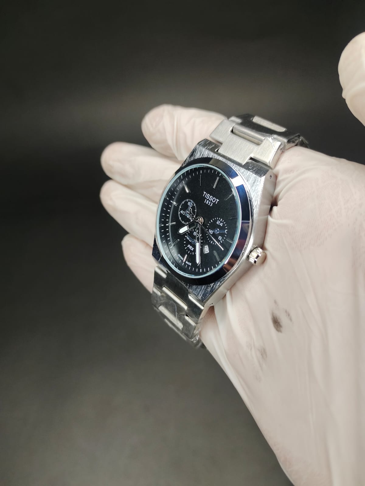 Tissot PRX in chronostyle with butterfly lock